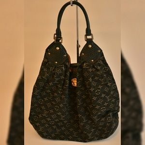 AUTHENTIC Louis Vuitton Denim Mahina XL